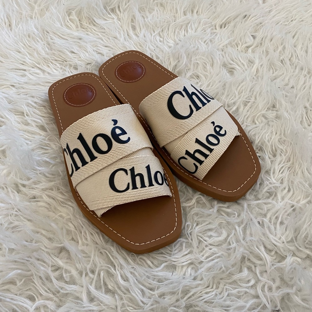 New Chloe woody sandals size 37